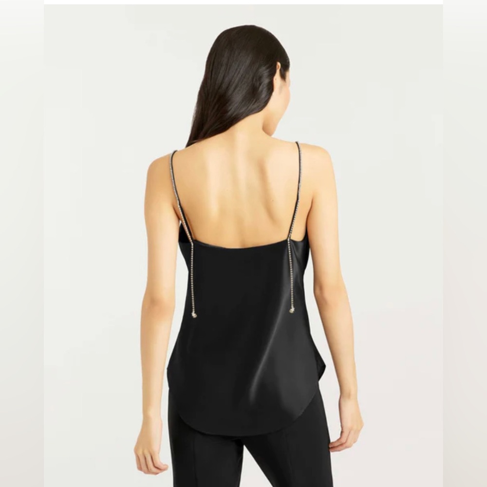 CINQ À SEPT - Marta Rhinestone Cami - Black - XS